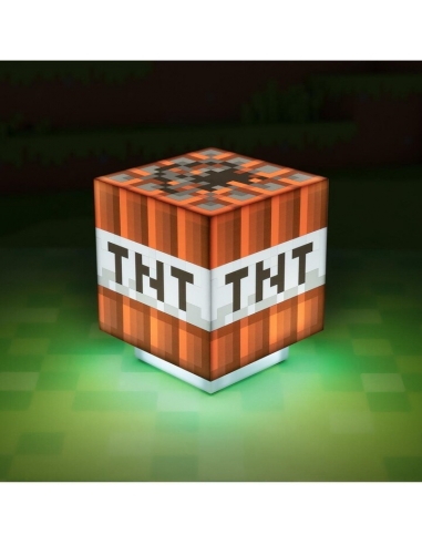 Lámpara Minecraft TNT 3d con...