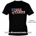 Camiseta MC House of Cards texto bandera