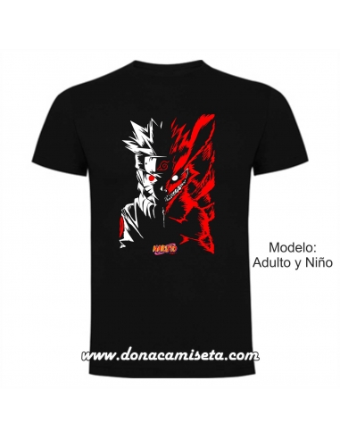 Camiseta Naruto caras