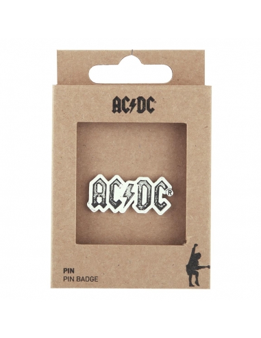 Pin AC/DC  metal 3d en caja regalo