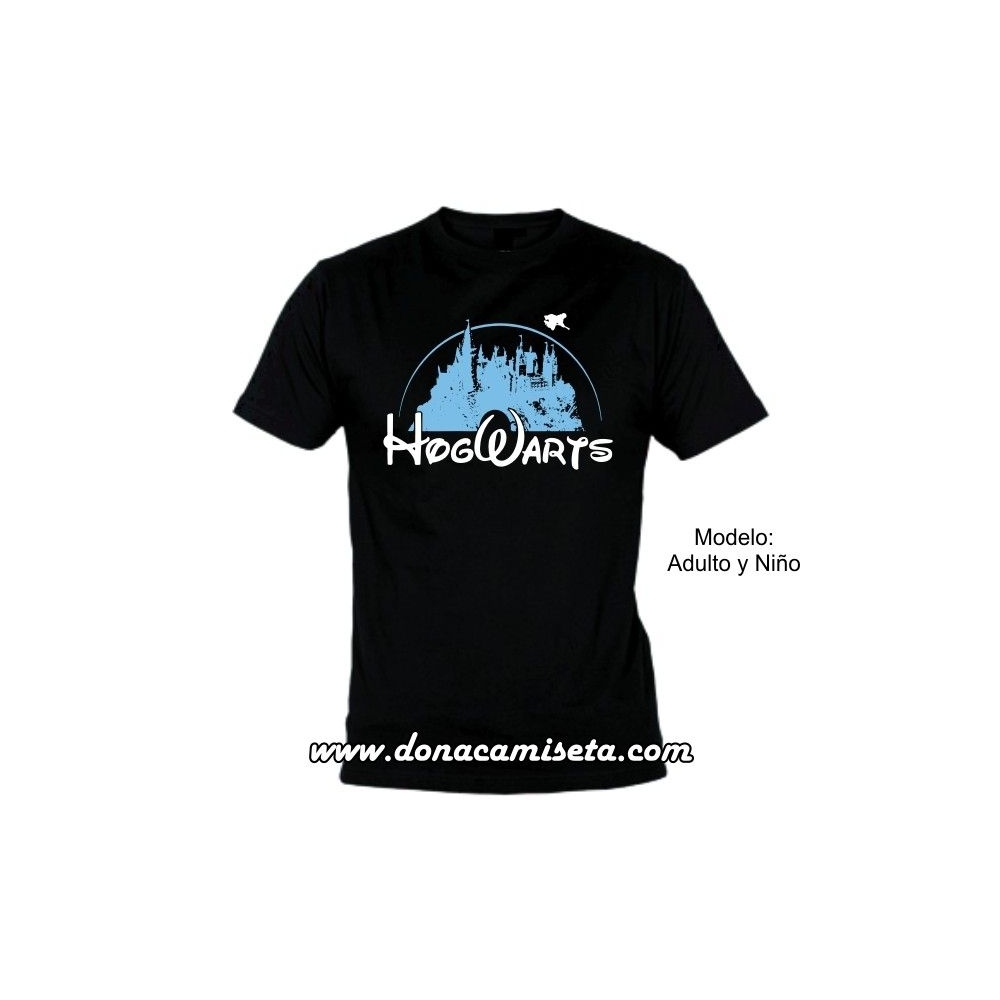 Camiseta MC Hogwarts estilo disney