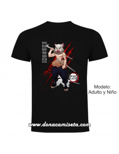 Camiseta Inosuke Demon Slayer...