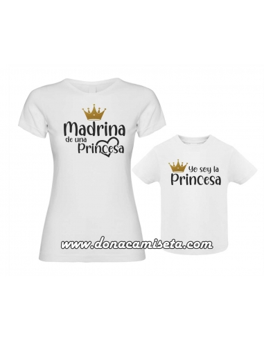 Camiseta Madrina de una princesa...