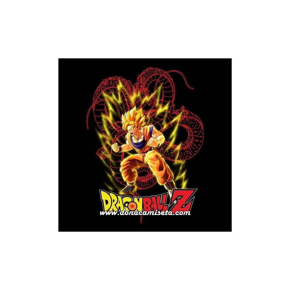 Camiseta Dragon Ball Saiyan líneas