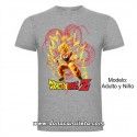 Camiseta Dragon Ball Saiyan líneas