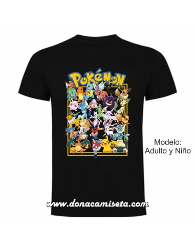 Camiseta Pokemons