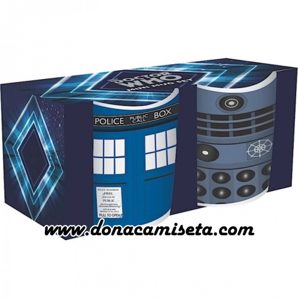 Doctor Who Pack de 2 Mini Tazas