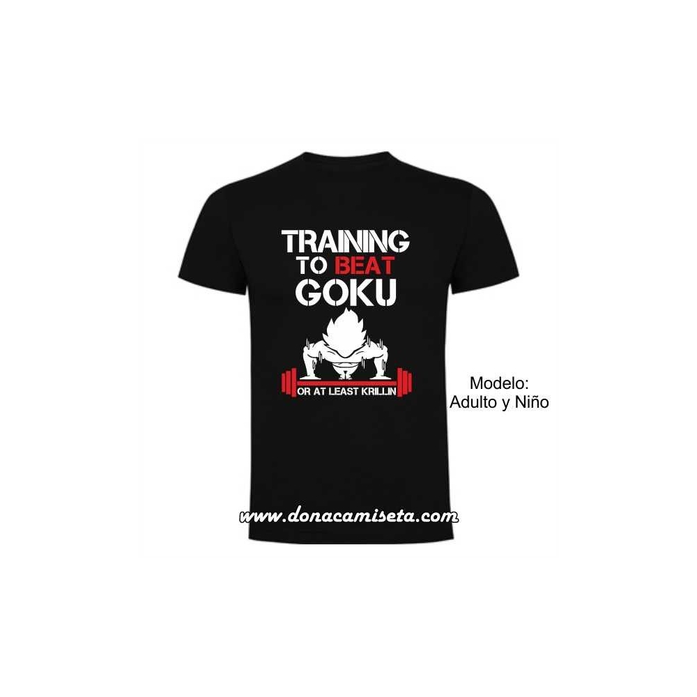 Camiseta Training to Beat Goku