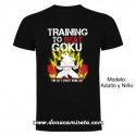 Camiseta Saiyan Training to Beat Goku 