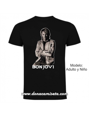 Camiseta Bon Jovi figura