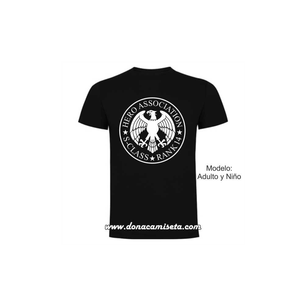 Camiseta Hero Association Rank ( Nº personalizable)