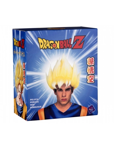 Peluca Saiyan Goku talla Adulto 230124 DISFRAZ