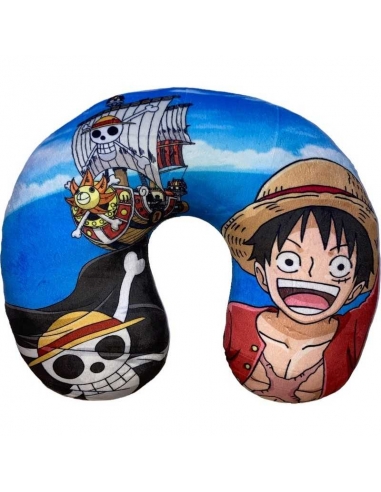 Cojín cuello One Piece Luffy calavera...