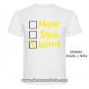 Camiseta Muggle, Squib, Wizard (Harry Potter)