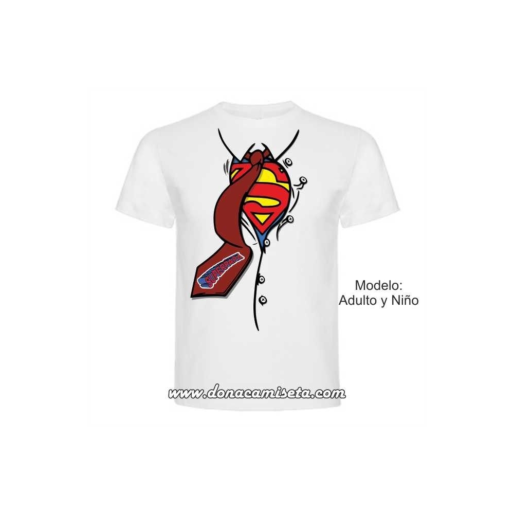 Camiseta camisa Superheroe Superpapá