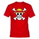Camiseta MC Unisex One Piece Calavera Pirata