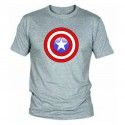 Camiseta MC Unisex Logo Capitán América