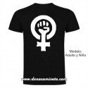 Camiseta Logo Feminista puño