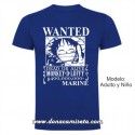 Camiseta Wanted Luffy