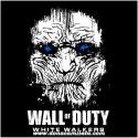 Camiseta Wall of Duty caminante blanco