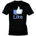 Camiseta MC Unisex Like Facebook