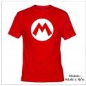 Camiseta MC Super Mario Logo M