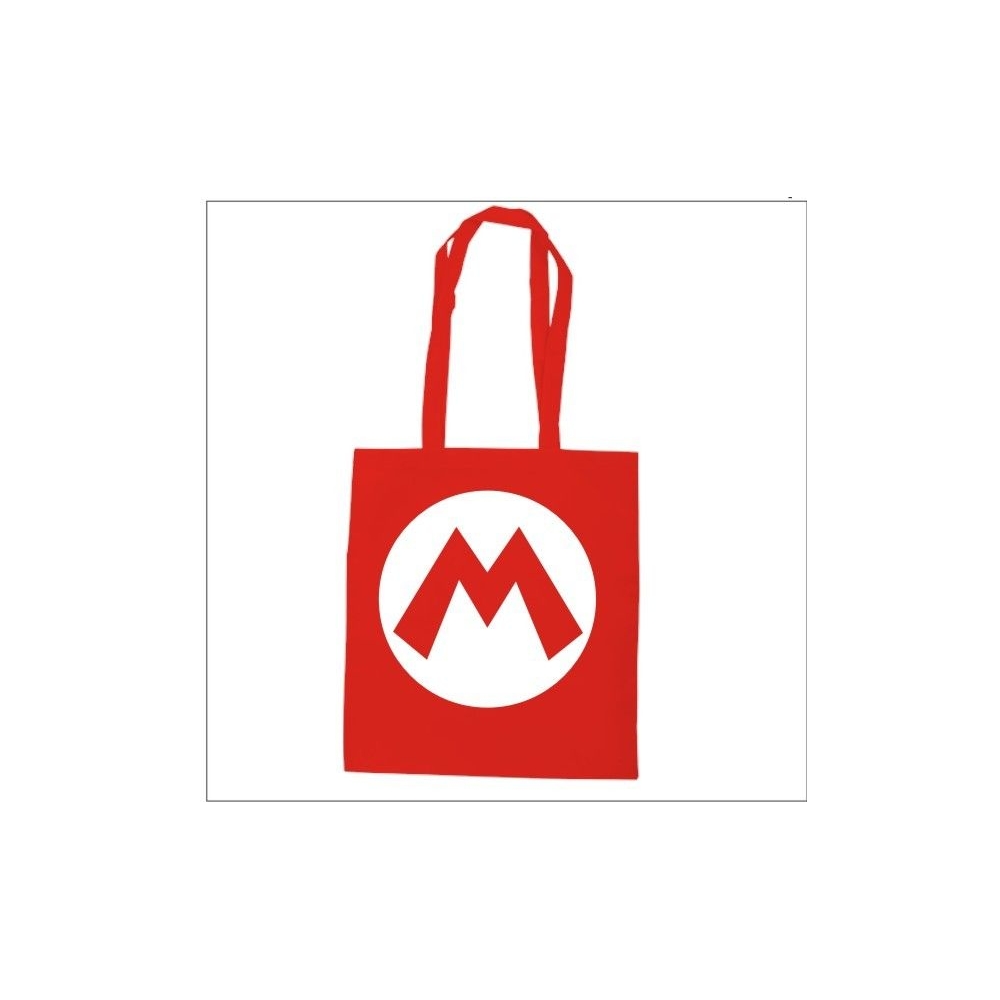 Bolsa algodón Super Mario Logo M