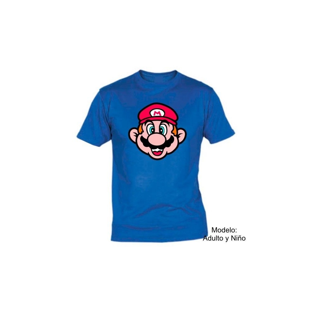 Camiseta MC Cara Super Mario
