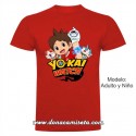 Camiseta Yo-kai grupo