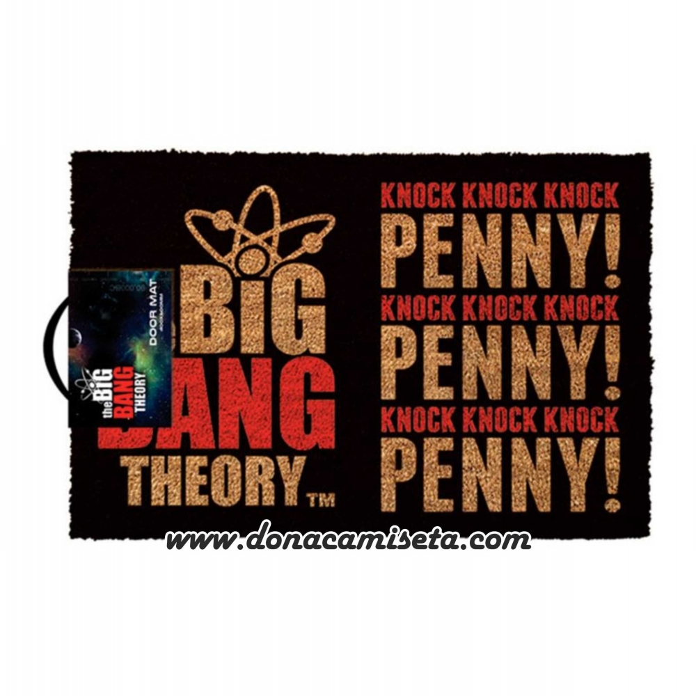 Felpudo Big Bang Theory Knock Knock Knock Penny