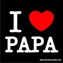 Camiseta MC I Love Papa