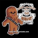 Camiseta "Digan o que digan os pelos do cu abrighan" Chewie