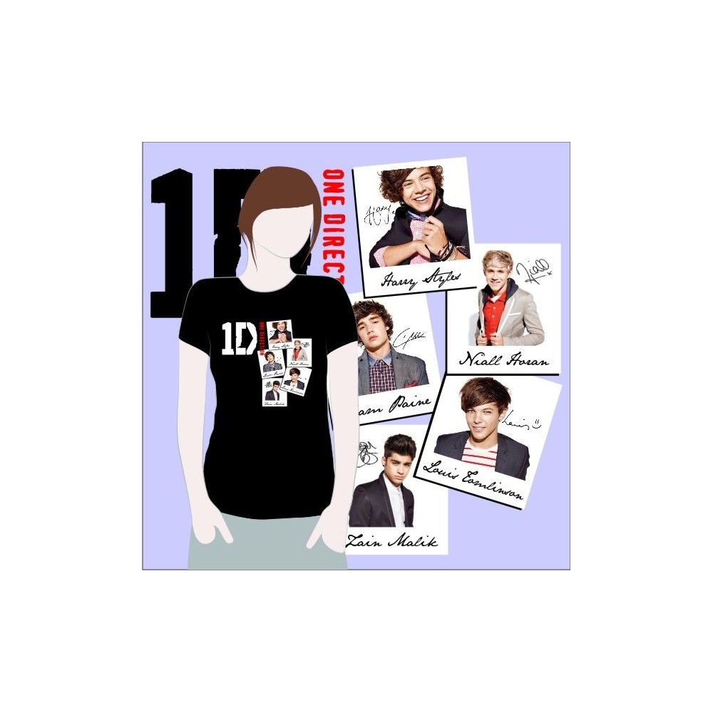 Camiseta MC One Direction Fotos