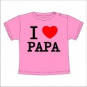 Camiseta MC I Love Papa