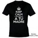 Camiseta MC keep Calm pregúntale a tu madre