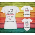 Camiseta Mejor mamá del mundo Bebé / Niño