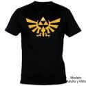 Camiseta MC Zelda Logo Oro