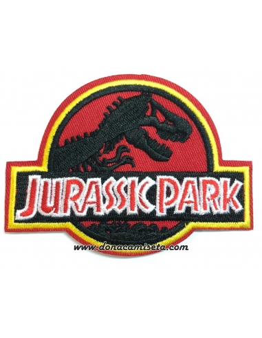 Parche Bordado Jurassic Park logo