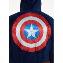 Gorra logo Capitán América 3d visera plana premium Marvel